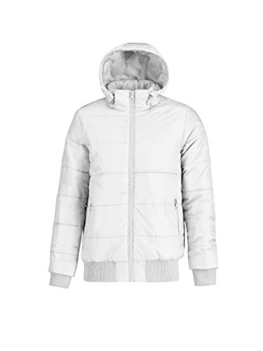 Preisvergleich Produktbild B&C - Herren Jacke 'Superhood' / White / Warm Grey, L
