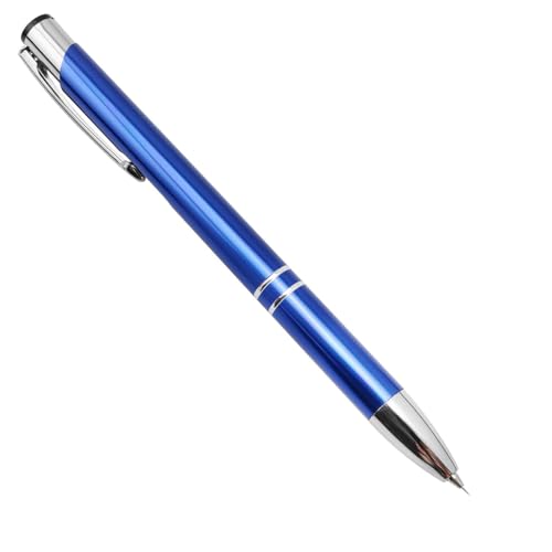 Image of Personalized Metal Ballpoint Pen with Custom Engraving | Premium Blue Ink Executive Writing Pen for Office, School & Corporate Gifting | Model: StylePan2 (Blue)