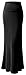 URBAN K Womens Basic Foldable High Waist Regular and Plus Size Maxi Skirts