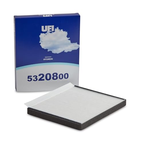 UFI Filters, Filtro de Aire 53.208.00, Filtro de Aire de Recambio, Apto para Coches, Apto para Modelos de Hyundai y KIA UFI Filters, Filtro de Aire 53.208.00, Filtro de Aire de Recambio, Apto para Coches, Apto para Modelos de Hyundai y KIA