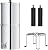 Waterdrop Gravity-fed Water Filter System, 2.25-Gallon Stainless-Steel Filter System, with 2 Filters, Metal Spigot and Stand, Reduces up to 99% of Chlorine & Bad Taste-King Tank Series