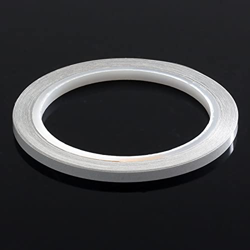 DonDo 3M 610C Reflektierendes Klebeband Reflexfolie Konturmarkierung Silber 5mm x 10m