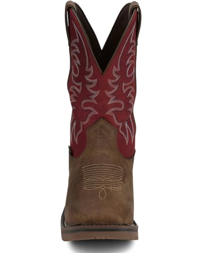 Justin Men's Broncy Waterproof Western Work Boot Composite Toe - Se47534
