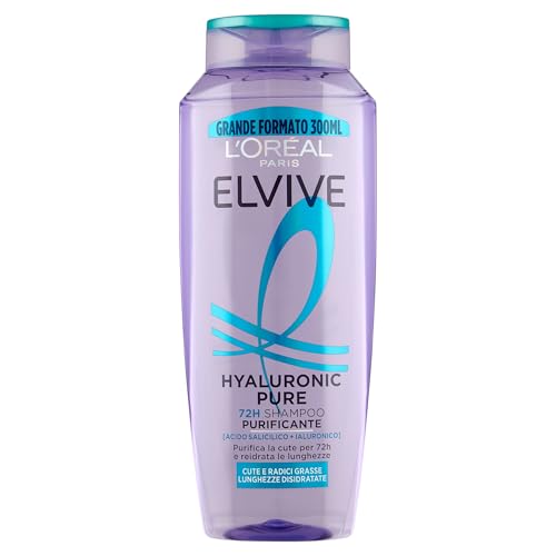 Elvive Shampoo Hyaluronic Pure 300Ml, 300Ml