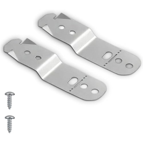 PENCHEAK 2 abrazaderas universales de almacenamiento para lavavajillas, pieza de repuesto, soportes de montaje de textura de hierro, adecuados para clips de instalación de cocina y lavavajillas