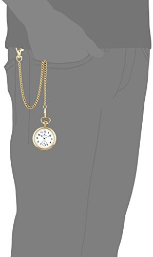 Image of Charles-Hubert, Paris Gold-Plated Open Face Mechanical Pocket Watch