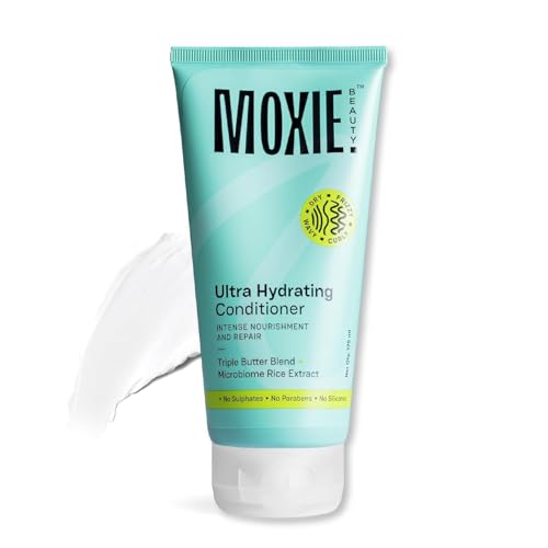 Image of Mo-xie Beauty Ultra Hydrating Conditioner - Intense Nourishment with Triple Butter Blend | Repairs, Restores & Redeems Hair | Tackles Frizzy & Dry hair | For Wavy & Curly Hair | 175 ml
