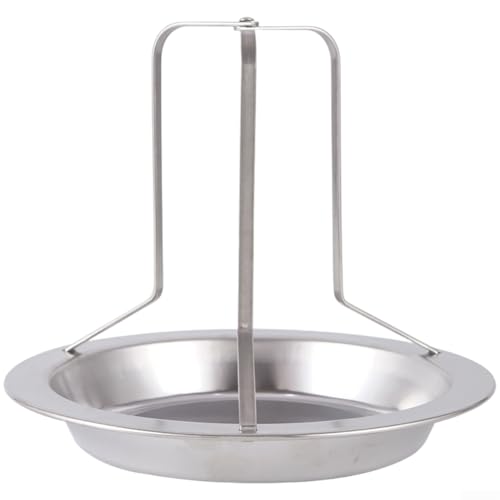 Shophubio Parrilla plegable de acero inoxidable para camping, asador portátil con bandeja de goteo para cocinar carbón o fogata (grande)