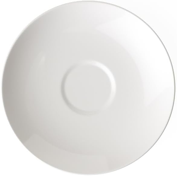 Villeroy & Boch - Rose Garden Coffee Cup Saucer, 14 cm, Premium Porcelain, White