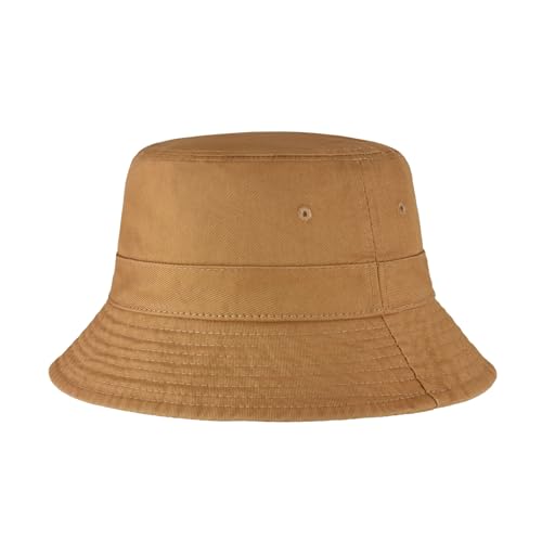 Image of Hot Summer Bucket Hat Trendy Cotton Sun Cap for Beach Golf Fishing | Breathable cotton, fun outdoor vacation style, packable boonie design for men and women