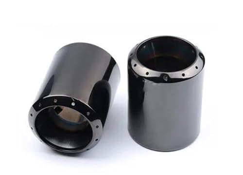 Embouts d'échappement Jaguar F-Pace argentés - Lot de 2 tubes de silencieux