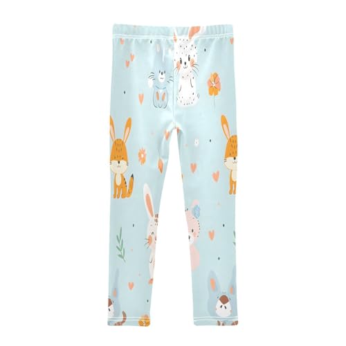 Toddler Girls Leggings Printed Yoga Pants Leggings Fox Rabbit for Kids2