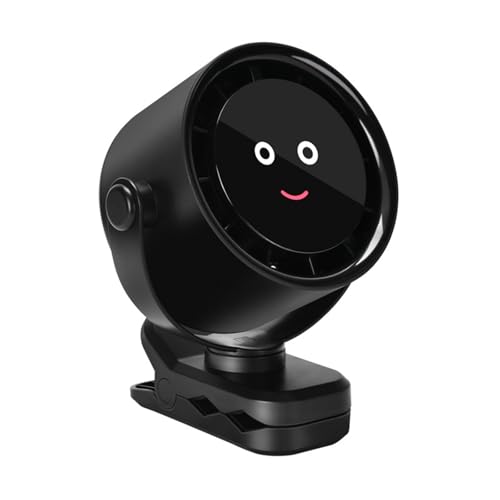 Ventilateur de bureau USB anti-canicule avec clip portable et affichage numérique