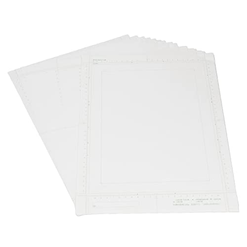 B4 Manga Manuscript Paper, 30 Sheets Glossy Art Paper for Comic Production & Drawing