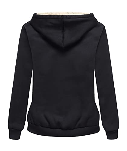 Image of SWISSWELL Hoodies for Women Winter Fleece Sweatshirt - Full Zip Up Thick Sherpa Lined | Full Zip Up Thick Coat, Pockets, Lady Warm Soft Comfy Clothes, Casual Vintage Outerwear Streetwear, Fashion Classic 2026 Top
