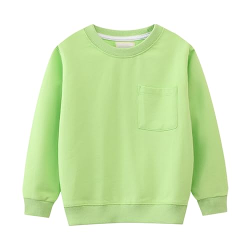 Boys Pullover Hoodie Autumn Winter Toddler Boys Girls Long Sleeve Solid Color Hoodie Tops Pullover Boys Girls