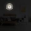 Amazon.com: eYotto Night Light Wall Clock for Bedroom, Illuminated Wall ...