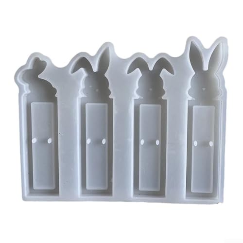 Moldes de silicona con diseño de conejo para dinero en efectivo, golosinas de chocolate y fabricación de jabón celebran creativamente