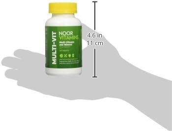 Noor Vitamins Halal Vitamins, Daily Multivitamin, Halal Vitamin for Women and Men, 30 Vitamins & Minerals, A, B12, C, Iron, Zinc to support general health, Non-GMO, Halal Multivitamin (2 Month Supply) - Image 9