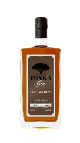 Tonka Gin | Limited Edition | Fasslagerung | Herb süßliche Tonkabohne | mit Noten von Vanille, Kirsche und Nuss | 40…