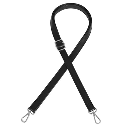 Cinturino in PU pelle, largo 2 cm, superficie liscia e morbida con ganci metallici, durevole e confortevole.