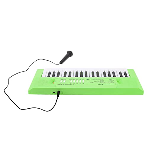 Teclado electrónico infantil con micrófono para desarrollar el talento musical sin gastar en pilas