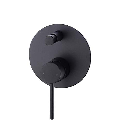 Mitigeur inverseur de douche LUNEZY kit noir encastrable 2 voies