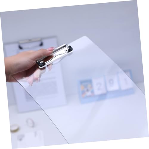 Porte-bloc transparent idéal au bureau et en réunion pour simplifier la prise de notes - 6