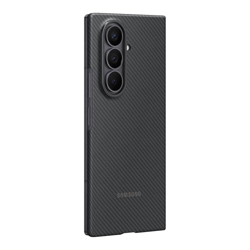 Image of Samsung Galaxy Z Fold7 Official Carbon Shield Phone Case, Sleek, Tough, Durable, Ultraslim, Screen Protector, US Version, Black