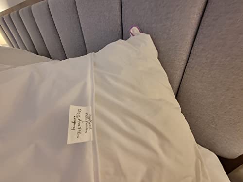 Pillow Protectors – Queen Anne Pillow Co. - Waterproof Pillow Covers 2 Pack – Washable Pillowcase Protectors – Hypoallergenic Bed Pillow Protectors with Zipper (King)