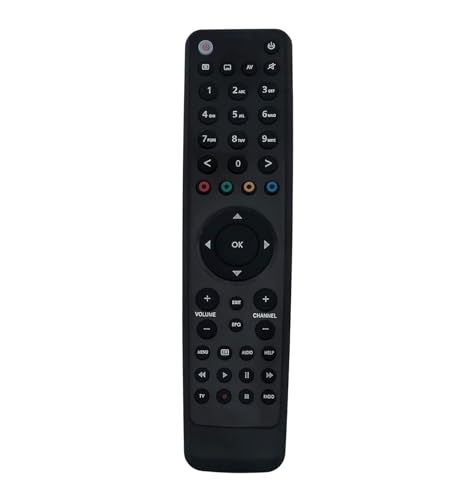 AULCMEET Replace Remote Compatible avec HD PVR HDMI Muti-Talented Récepteur Vu+ Solo Vu+ Ultimo 4K Vu+ Solo 2 Vu+ Solo SE Vu+ Solo 4K Vu+ Zero Vu+ UNO Vu+ UNO 4K Vu+ Duo Vu+ Duo 2 Vu+ Ultimo