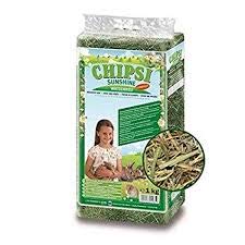 HANU Chipsi Sunshine Meadow Hay for Rodents 1 KG New