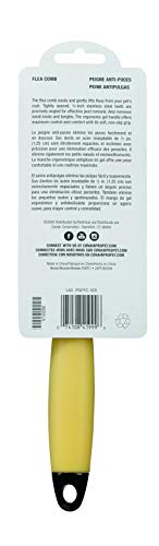 CONAIRPRO dog & cat Pet brush for Flea and Tick Removal, 1/2" Stainless Steel Comb with Memory Grip Handle - Image 4