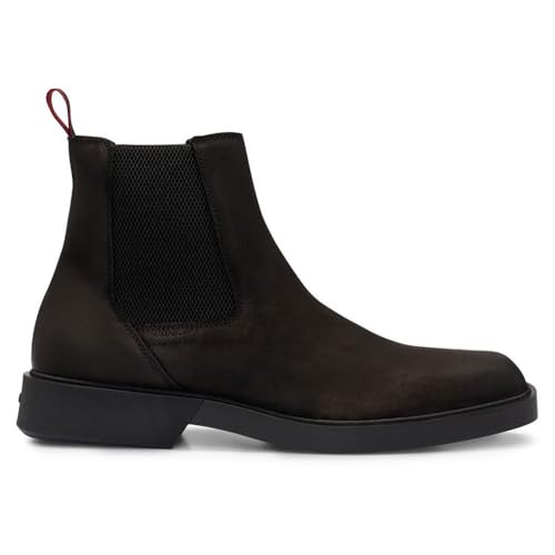 Image of HUGO Men's Iker Suede Chelsea Boots