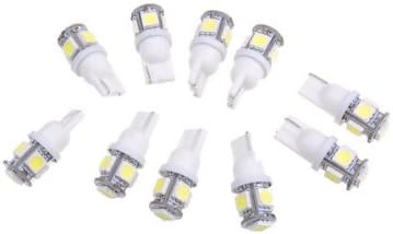 BestDealUK 10x T10 194 168 W5W 5 SMD LED White Car Side Wedge Tail Light Lamp Bulb DC 12V [Energy Class A]