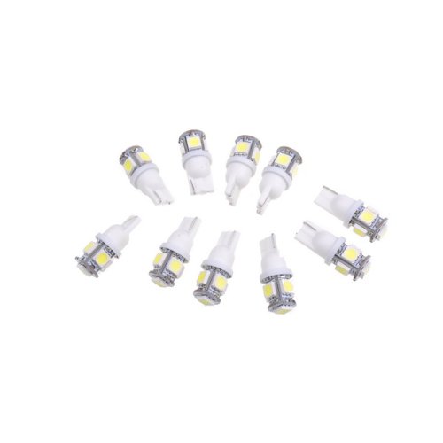 BestDealUK 10x T10 194 168 W5W 5 SMD LED White Car Side Wedge Tail Light Lamp Bulb DC 12V [Energy Class A]