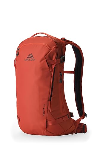Gregory Alpine - Verte 18 MD/LG, Ski Rucksack, 51 cm, 18 L, 0.97 KG, Flexibler Hüftgurt, Sesselliftgeeignet, Schneeabweisendes Rückenteil, Orange (Apres Orange)