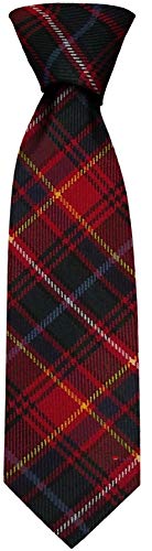 Cravate Innes Red Modern Tartan cadeau idéal homme chic Écosse