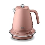 De'Longhi (デロンギ) 電気ケトル エクレティカ KBY1210J-PK 温度調整機能付き