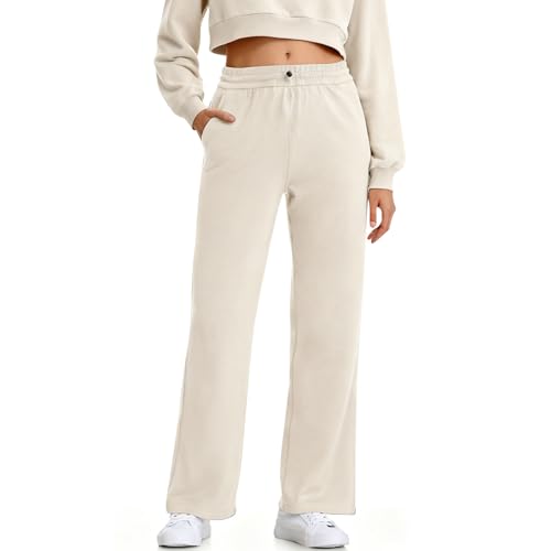 Pantalon de survêtement femme avec poches coupe large et cordon Turnhier