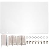 STOBAZA Popcorn Machine Door Panel Replacement Clear Thickened Pvc Baffle 11.42X8.46 Inches Commercial Popcorn Maker Accessory Easy Install