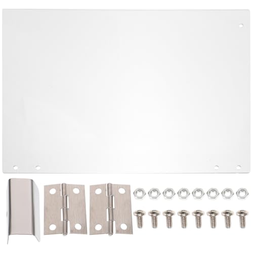 Ciieeo Popcorn Machine Clear Panel Replacement Thicken Pvc for Commercial Use Easy to Install Popcorn Maker Accessories Compatible with Various Models