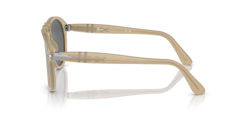 Persol Occhiali Da Sole Aviator Po0649, Beige Opale/Grigio Scuro, 54 Mm - 3