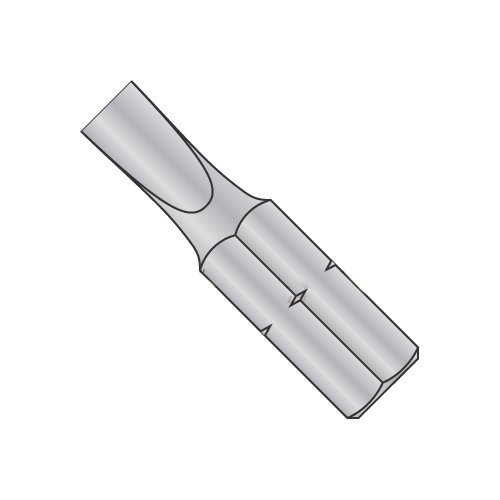 0-1 X 1 X 1/4 Slotted Insert Bits/Point Size: #0 - #1 / Length 1" / Shank: 1/4" (Carton: 60 pcs)