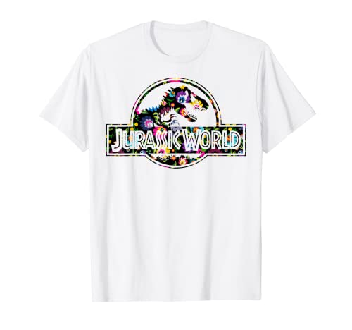 Jurassic World Boho Folk Floral Fossil Logo Camiseta