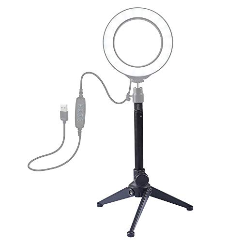 Mainstayae Suporte de tripé de mesa resistente portátil ajustável Selfie Stick Mount Holder PU408