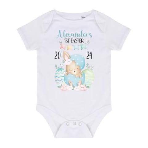 Personalised BabyGrow 1st Easter Bunny Vest Cover