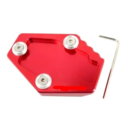Extension béquille latérale CNC en alu, plaque de support élargie pour Monster