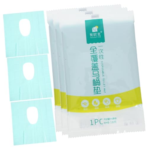 Yardwe Travel Potty Training Toilet Seat Cover 10pcs Disposable Seat Mats Waterproof Easy to Carry for Outdoor Use