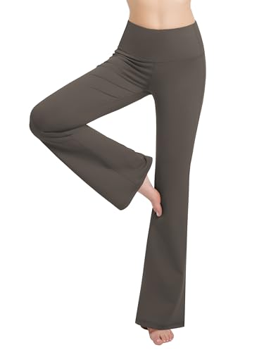 Image of BUBBLELIME Women Out Pockets High Waist Bootlegs Tummy Control Yoga Flared